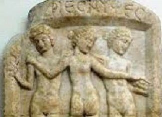 Светилището на трите нимфи край село Огняново – мястото на оброчните плочки с уши и огледалата на красотата