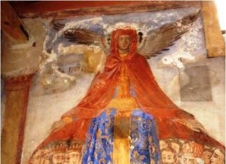 За уникалната Богородица с крила в църквата в село Карабунар